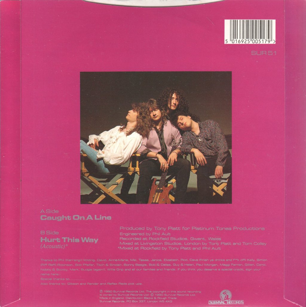 Sweet Addiction - Caught On A Line - 7 Inch
