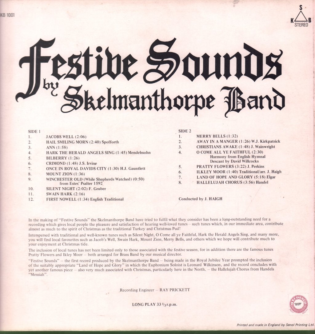 Skelmanthorpe Band - Festive Sounds - Lp