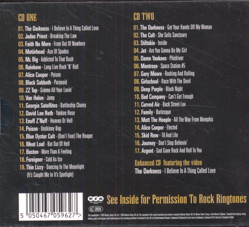 Various Artists - Permission To Rock - Double Cd