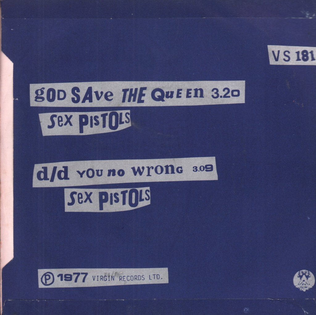 Sex Pistols - God Save The Queen - 7 Inch