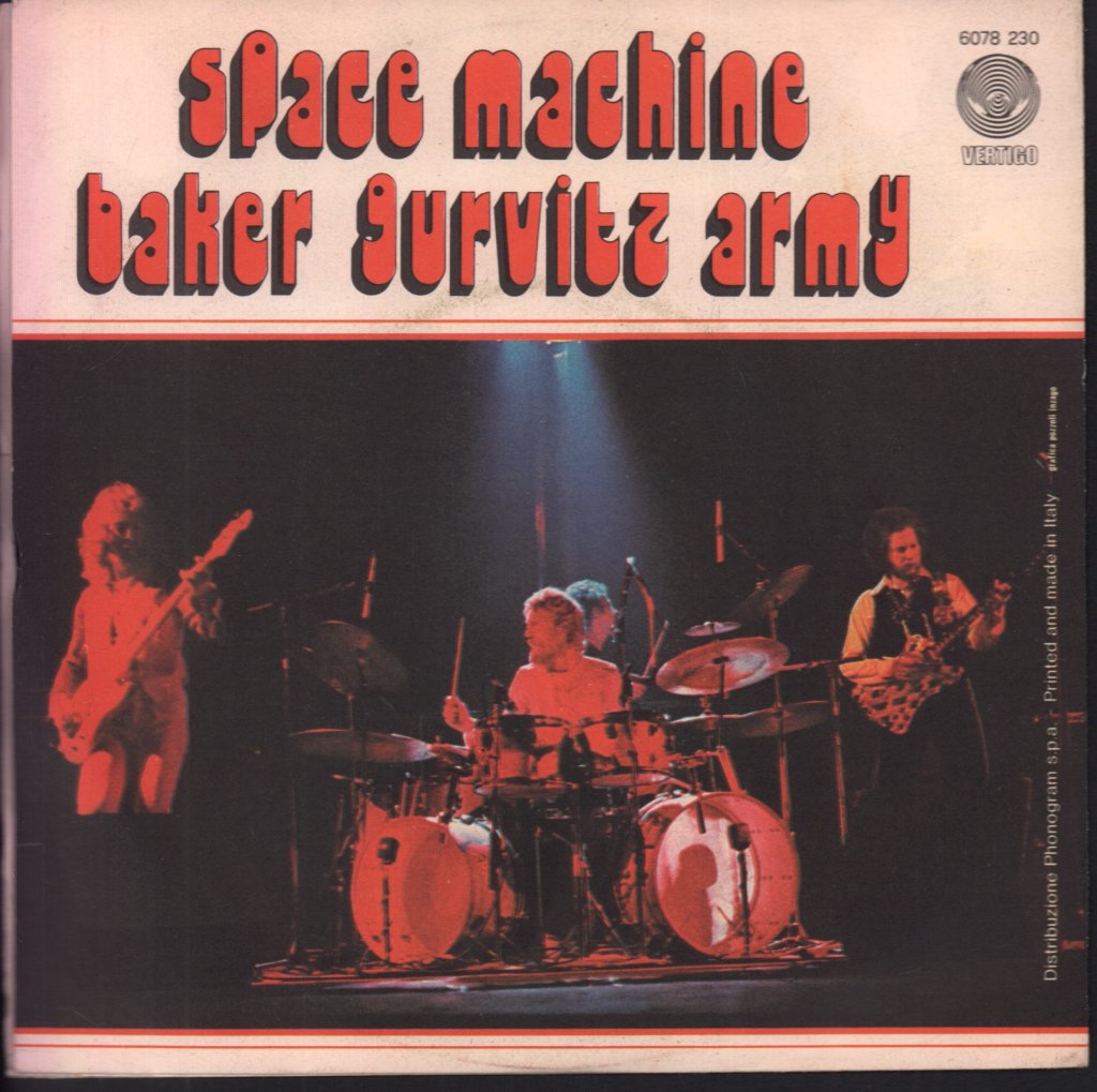 Baker Gurvitz Army - Gambler / Space Machine - 7 Inch