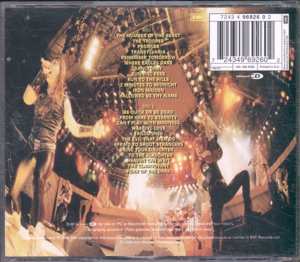Iron Maiden - A Real Live Dead One - Cd
