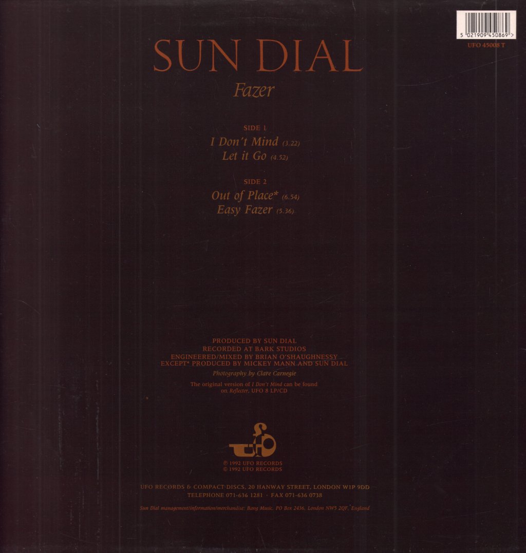 Sun Dial - Fazer - 12 Inch