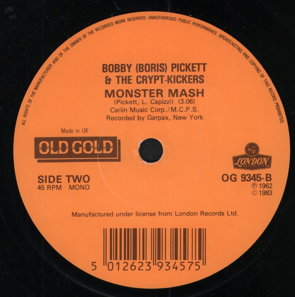 Roy C/Bobby Boris Pickett And The Crypt Kickers - Shotgun Wedding / Monster Mash - 7 Inch