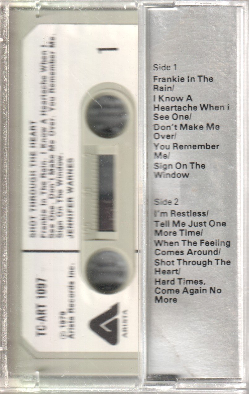 Jennifer Warnes - Shot Through The Heart - Cassette