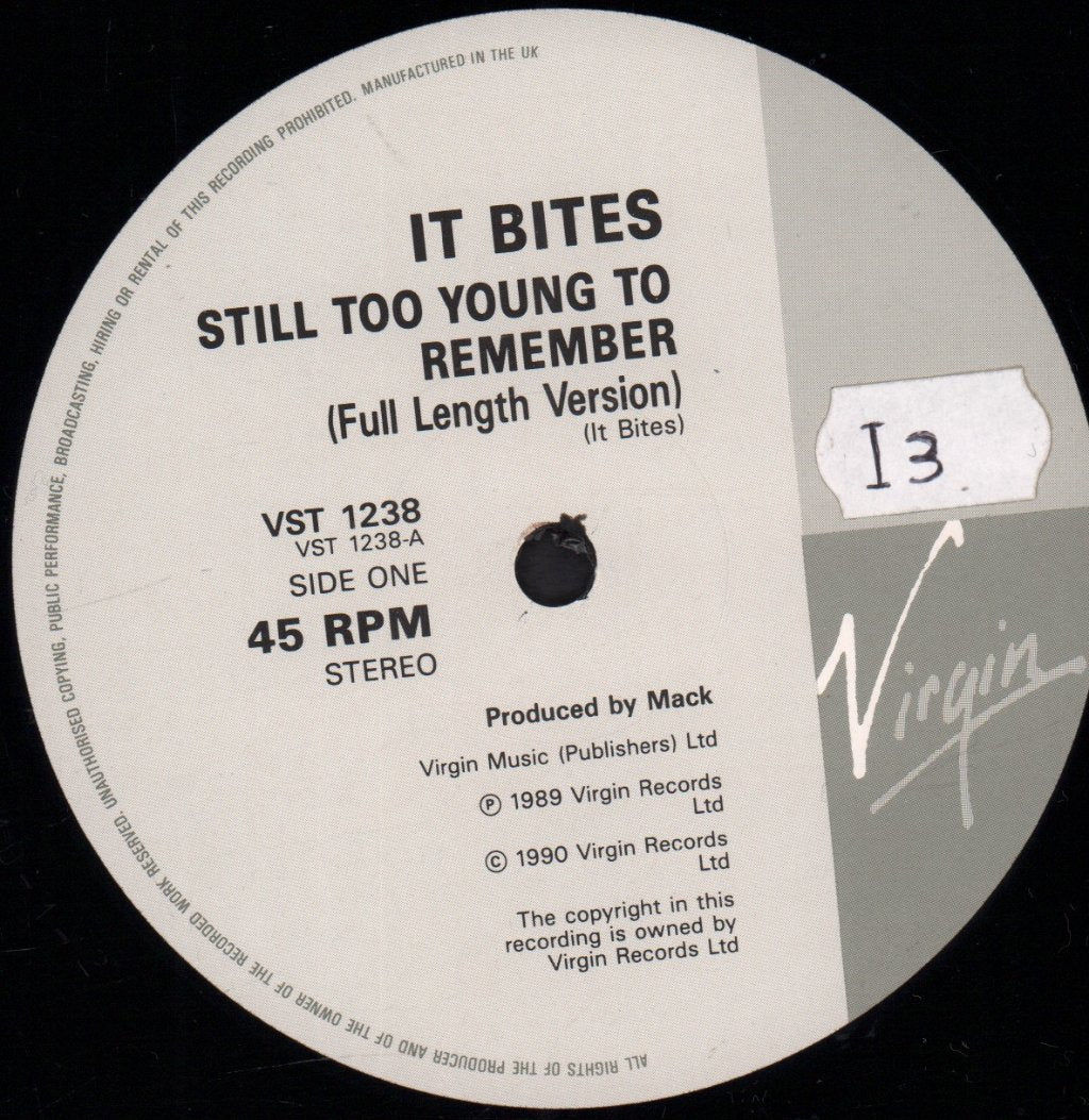 It Bites - Still Too Young To Remember - 12 Inch