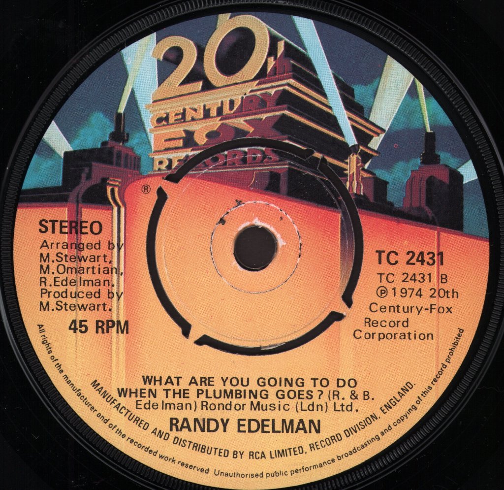 Randy Edelman - You're The One - 7 Inch