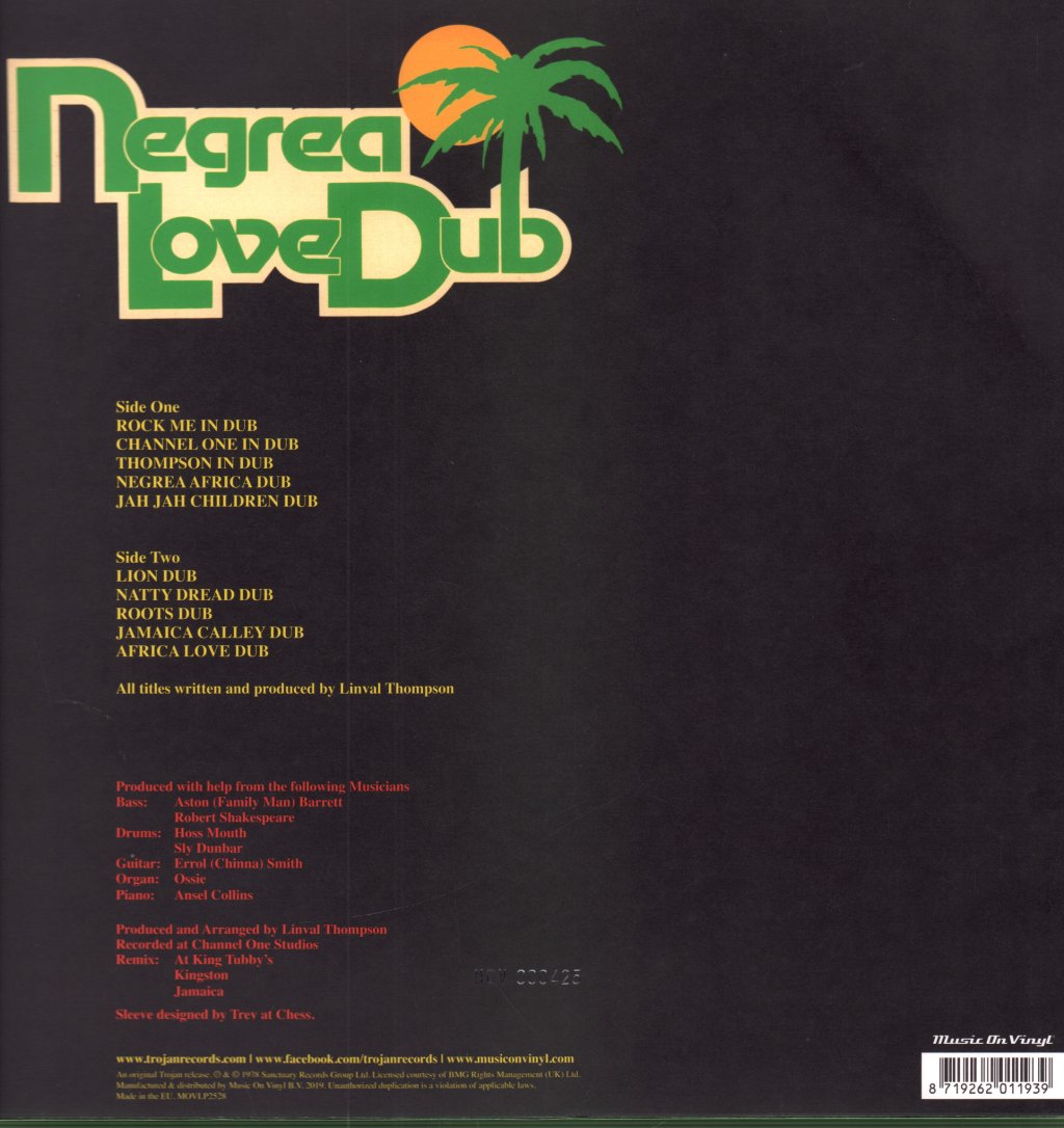 Linval Thompson - Negrea Love Dub - Lp