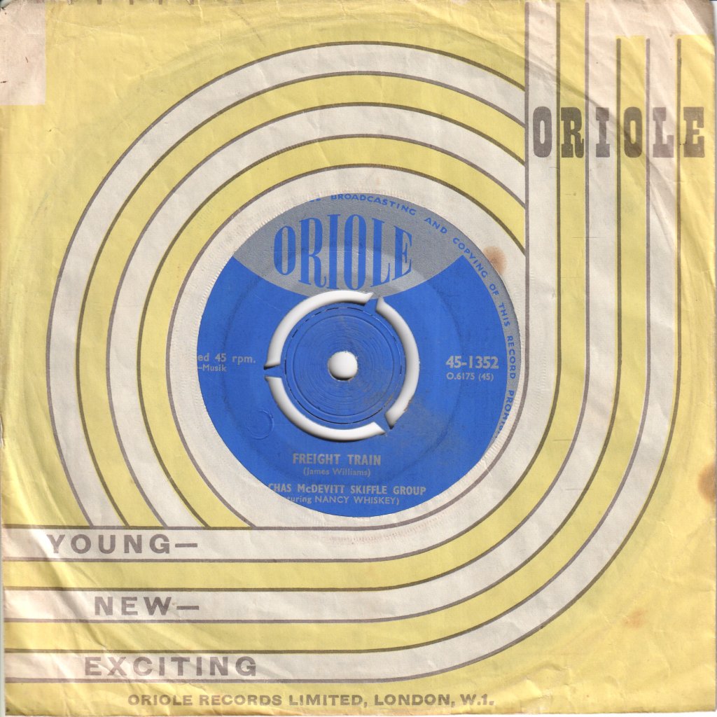 Chas McDevitt Skiffle Group featuring Nancy Whiskey - Freight Train - 7 Inch