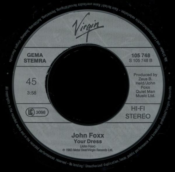 John Foxx - Endlessly - 7 Inch