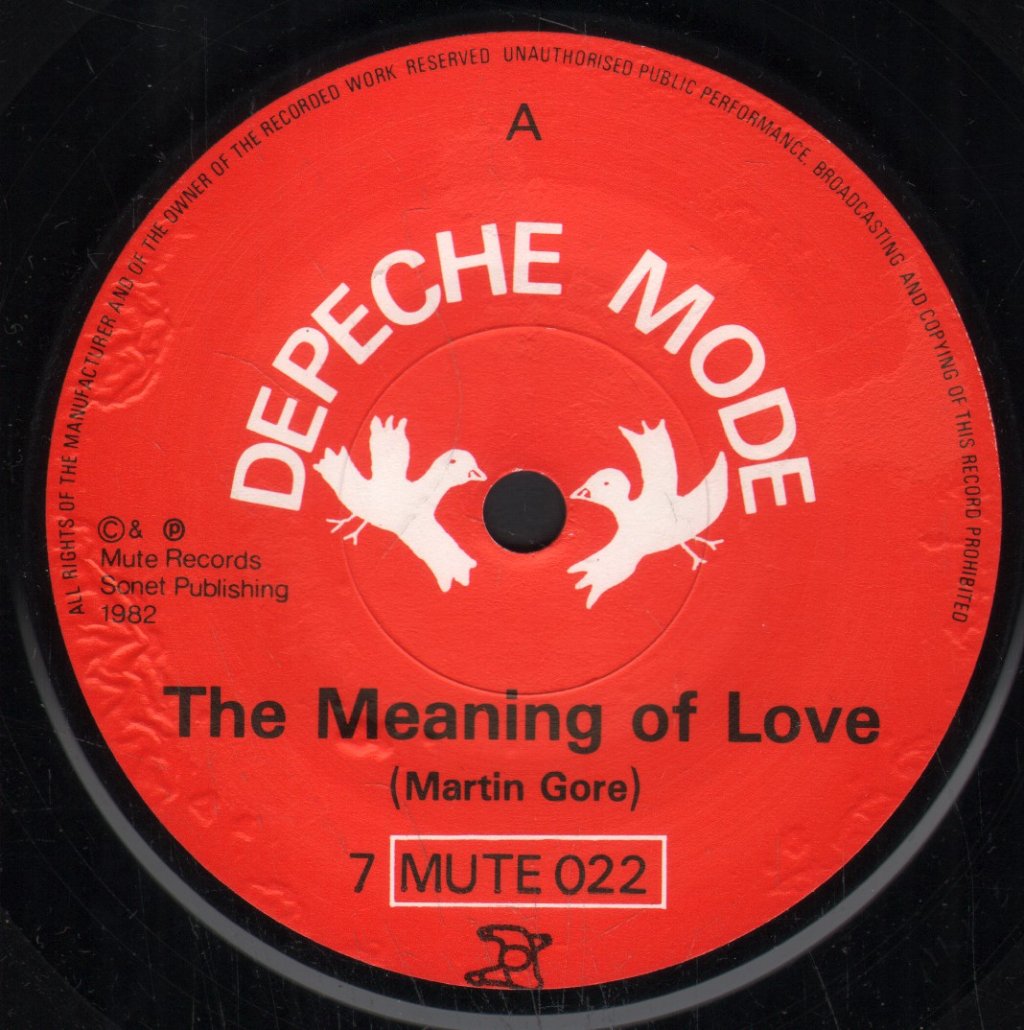 Depeche Mode - Meaning Of Love - 7 Inch