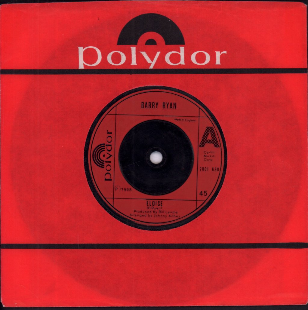 Barry Ryan - Eloise - 7 Inch