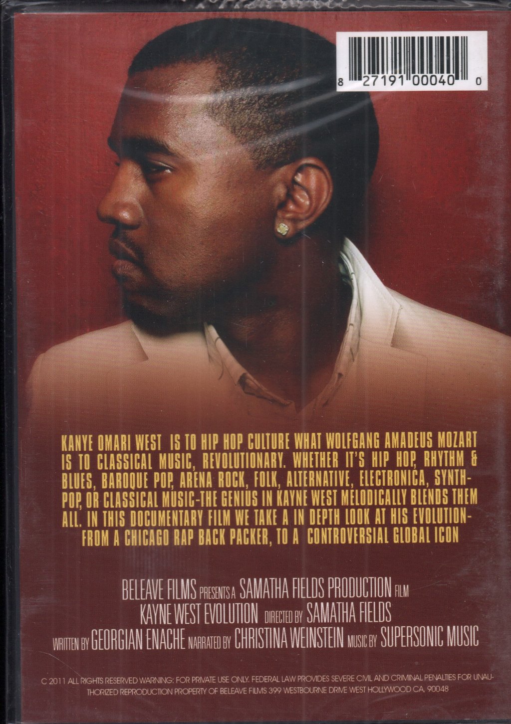 Kanye West - evolution - Dvd