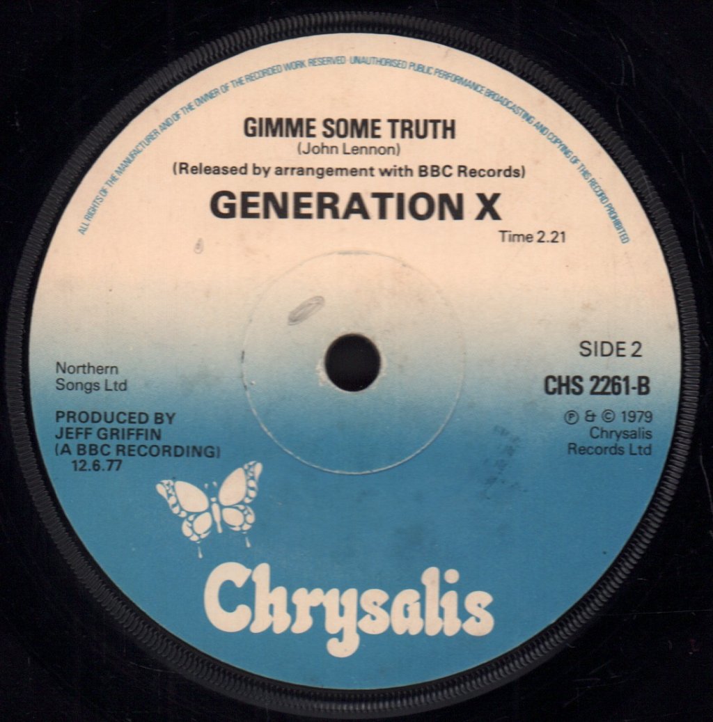 Generation X - King Rocker - 7 Inch