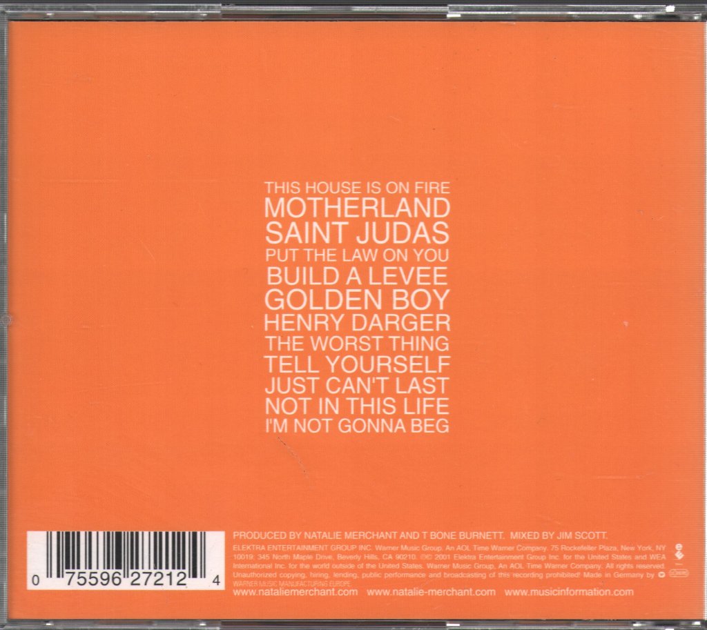 Natalie Merchant - Motherland - Cd