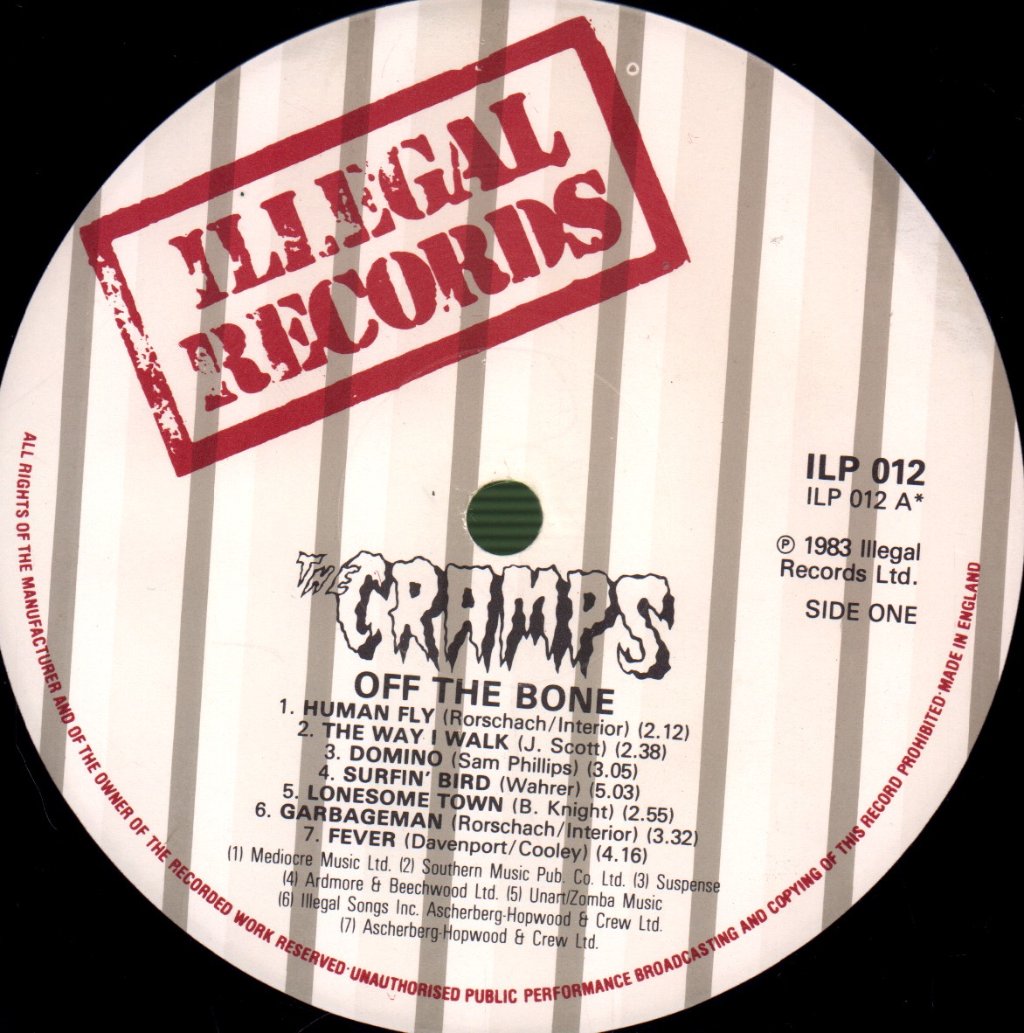 Cramps - Off The Bone - Lp