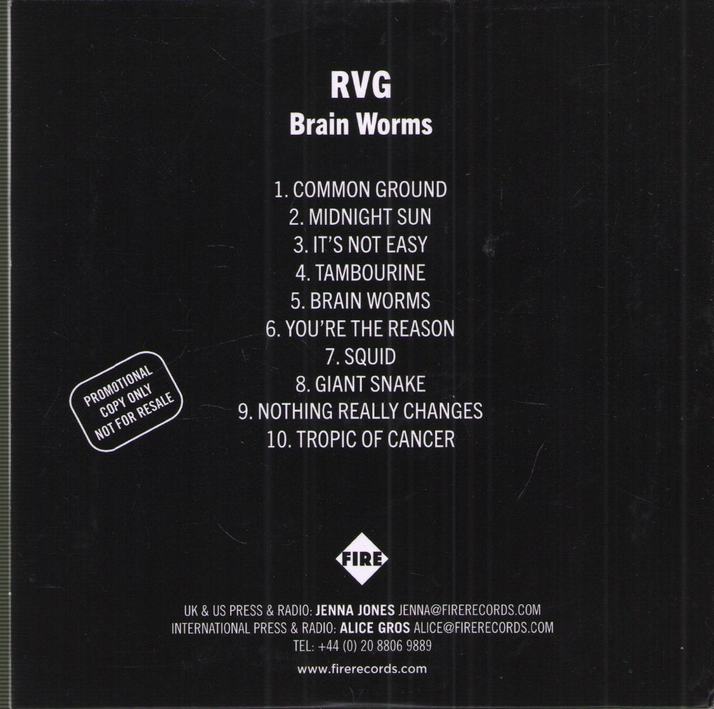 Rvg - Brain Worms - Cd