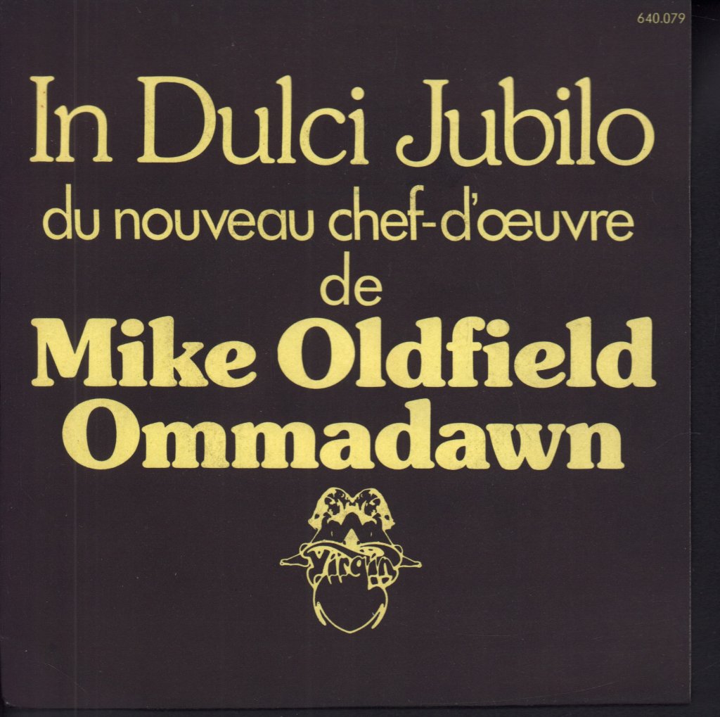 Mike Oldfield - In Dulci Jubilo - 7 Inch