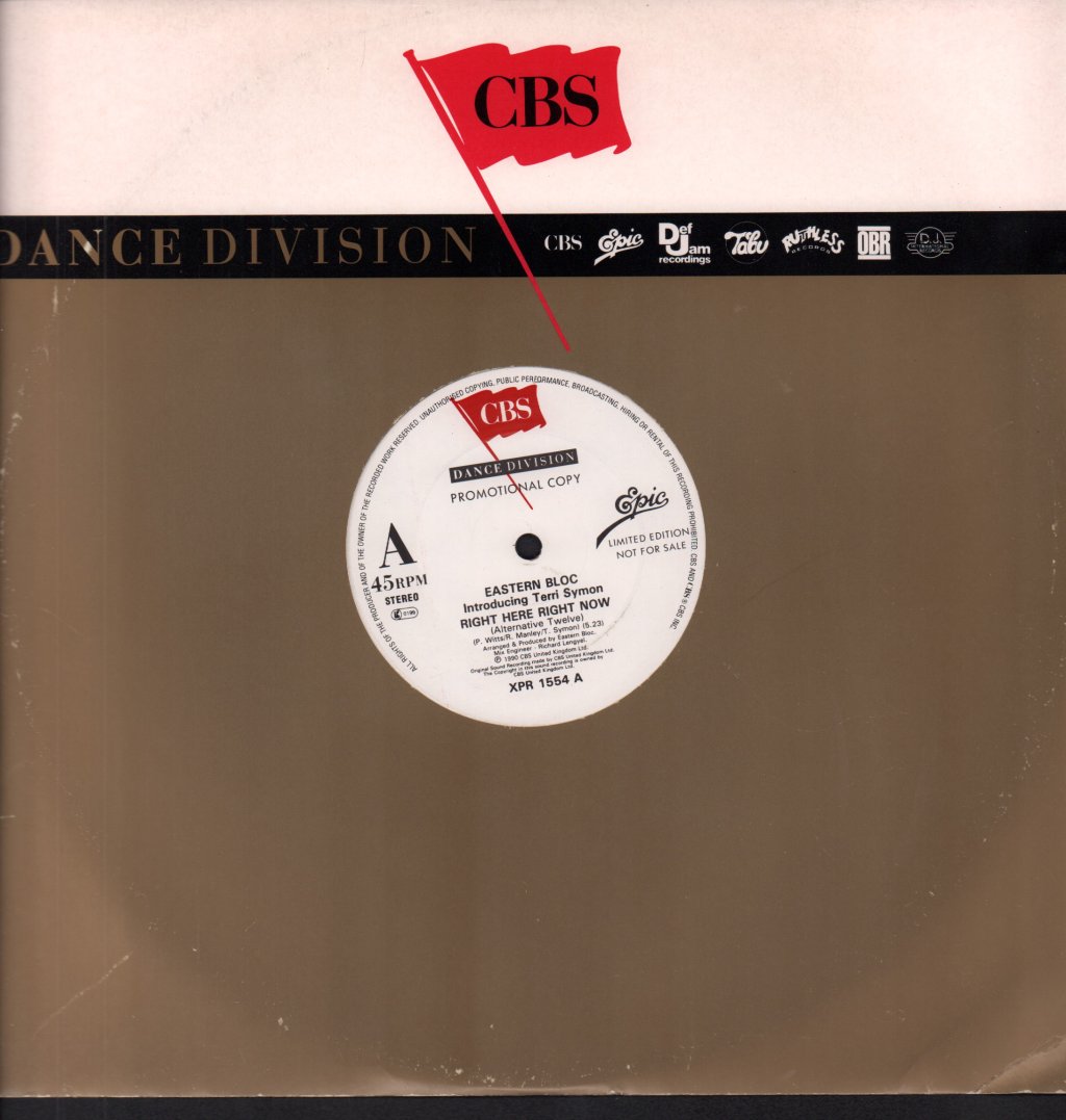 Eastern Bloc - Right Here Right Now - 12 Inch
