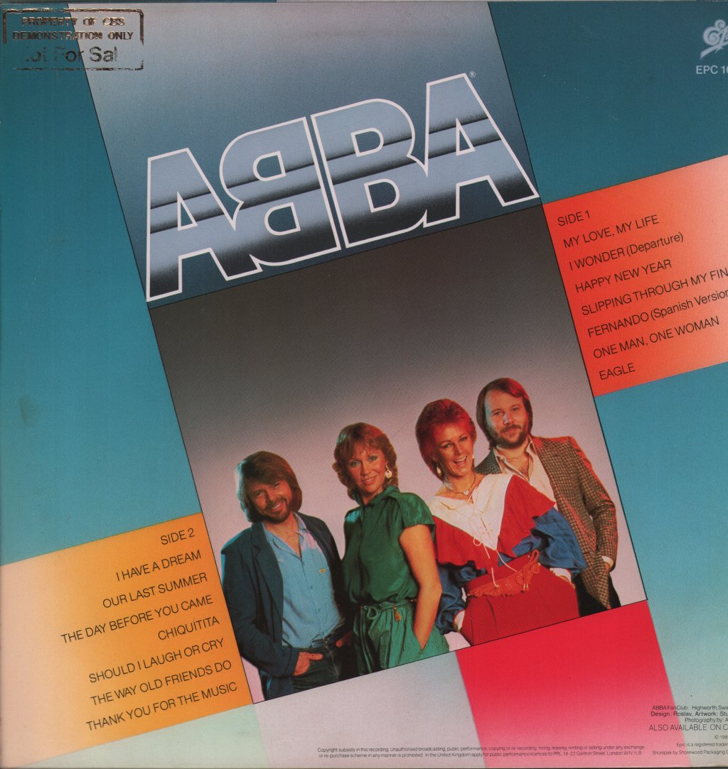 ABBA - Thank You For The Music - Lp