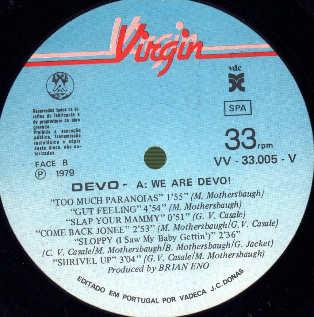 Devo - Q: Are We Not Men? A: We Are Devo! - Lp