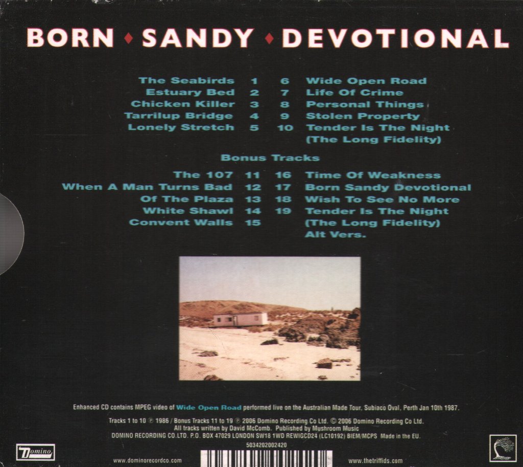 Triffids - Born Sandy Devotional - Cd
