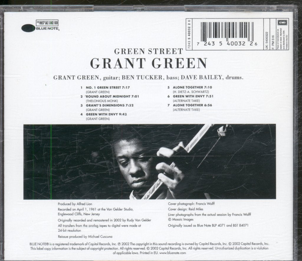 Grant Green - Green Street - Cd