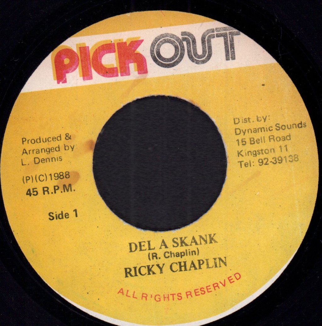 Ricky Chaplin - Del A Skank - 7 Inch