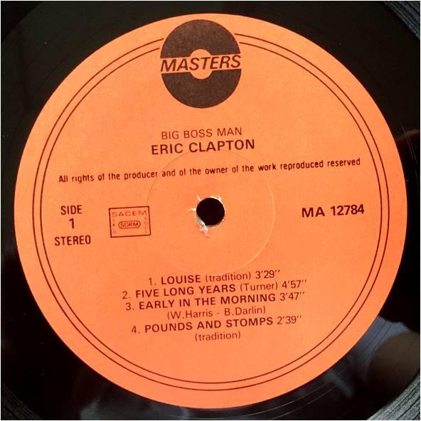 Eric Clapton - Big Boss Man - Lp