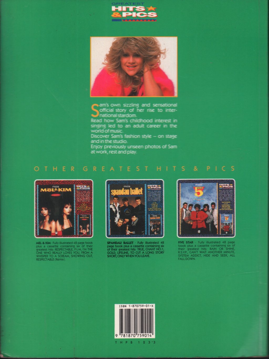 Samantha Fox - greatest pics the whole story - Book