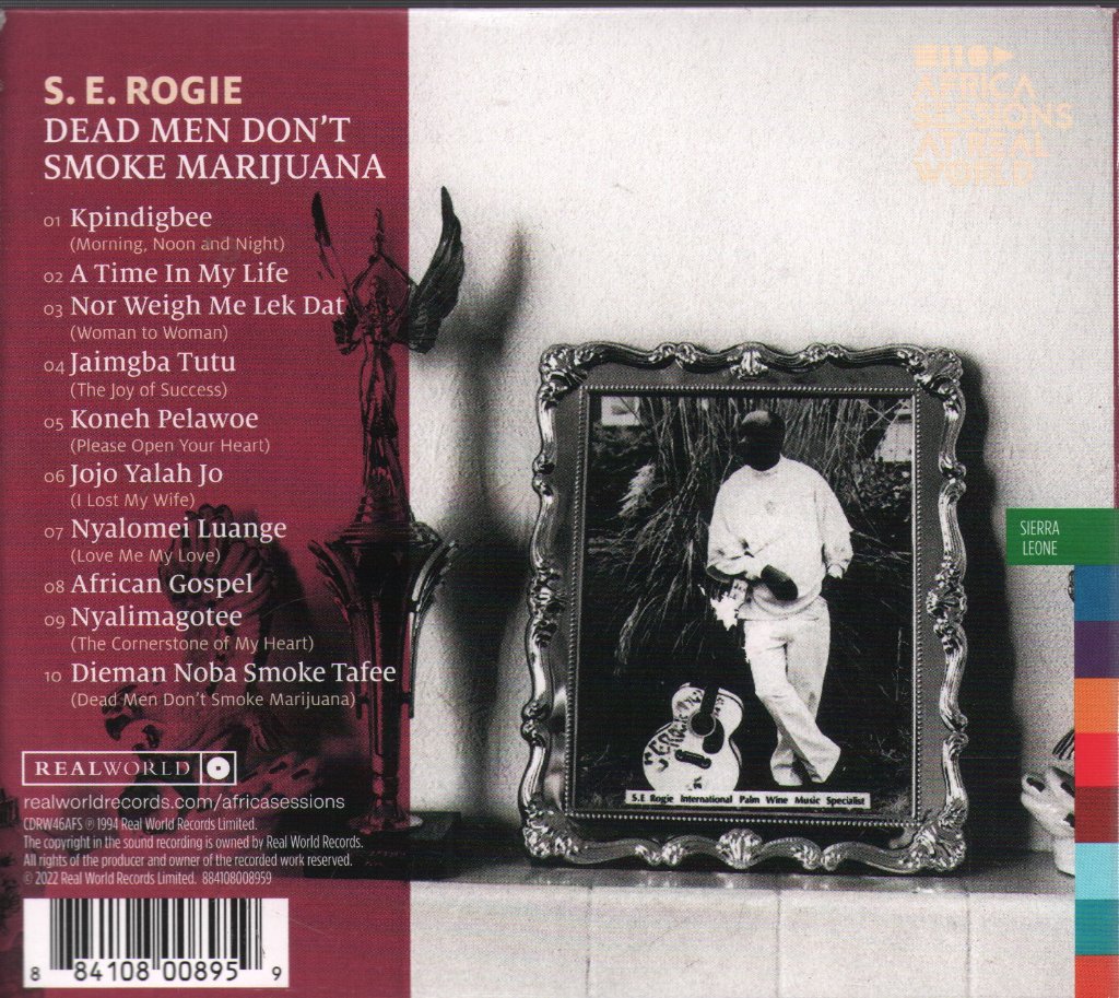 S. E. Rogie - Dead Men Don't Smoke Marijuana - Cd