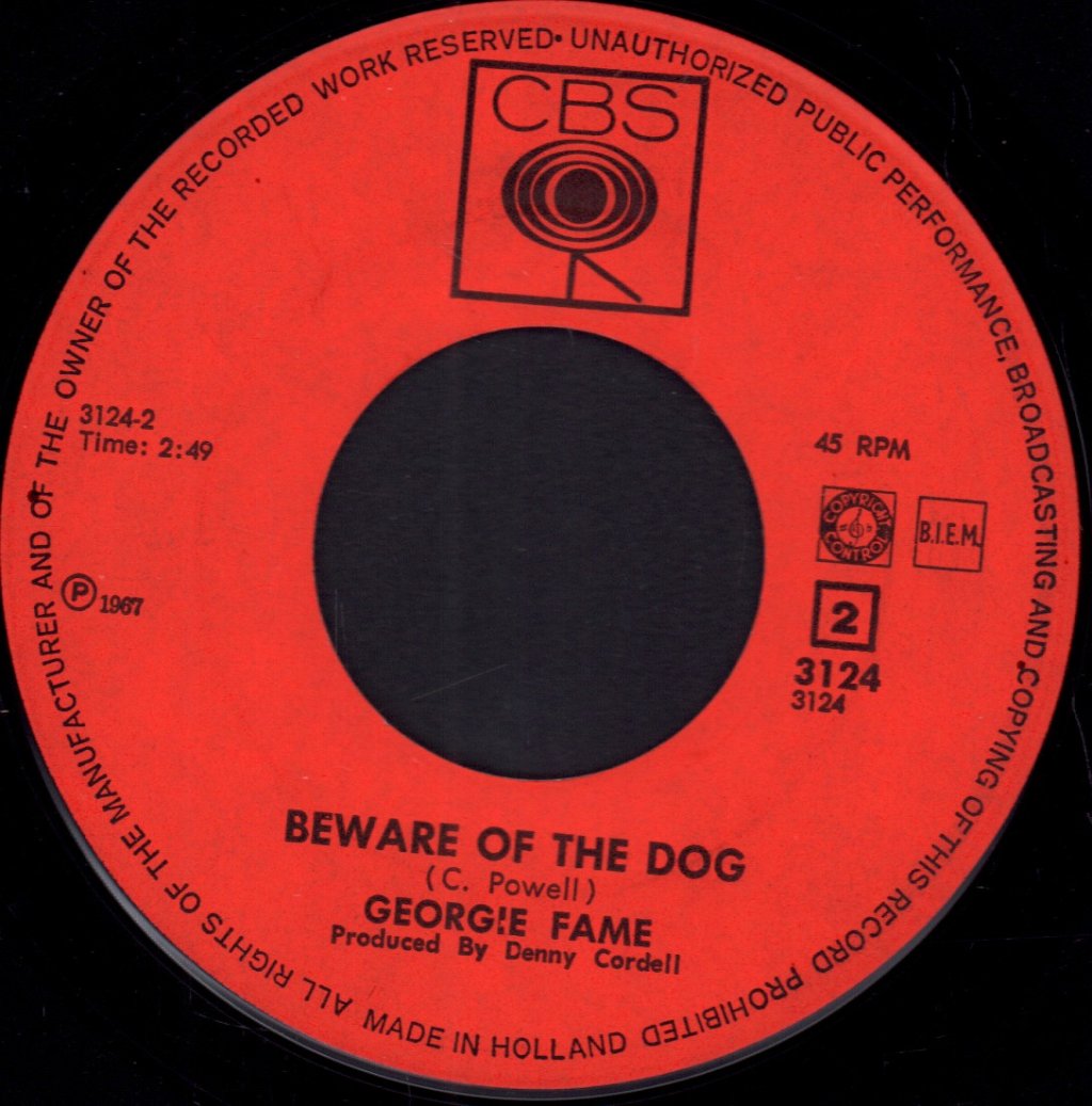 Georgie Fame - Ballad Of Bonnie And Clyde - 7 Inch