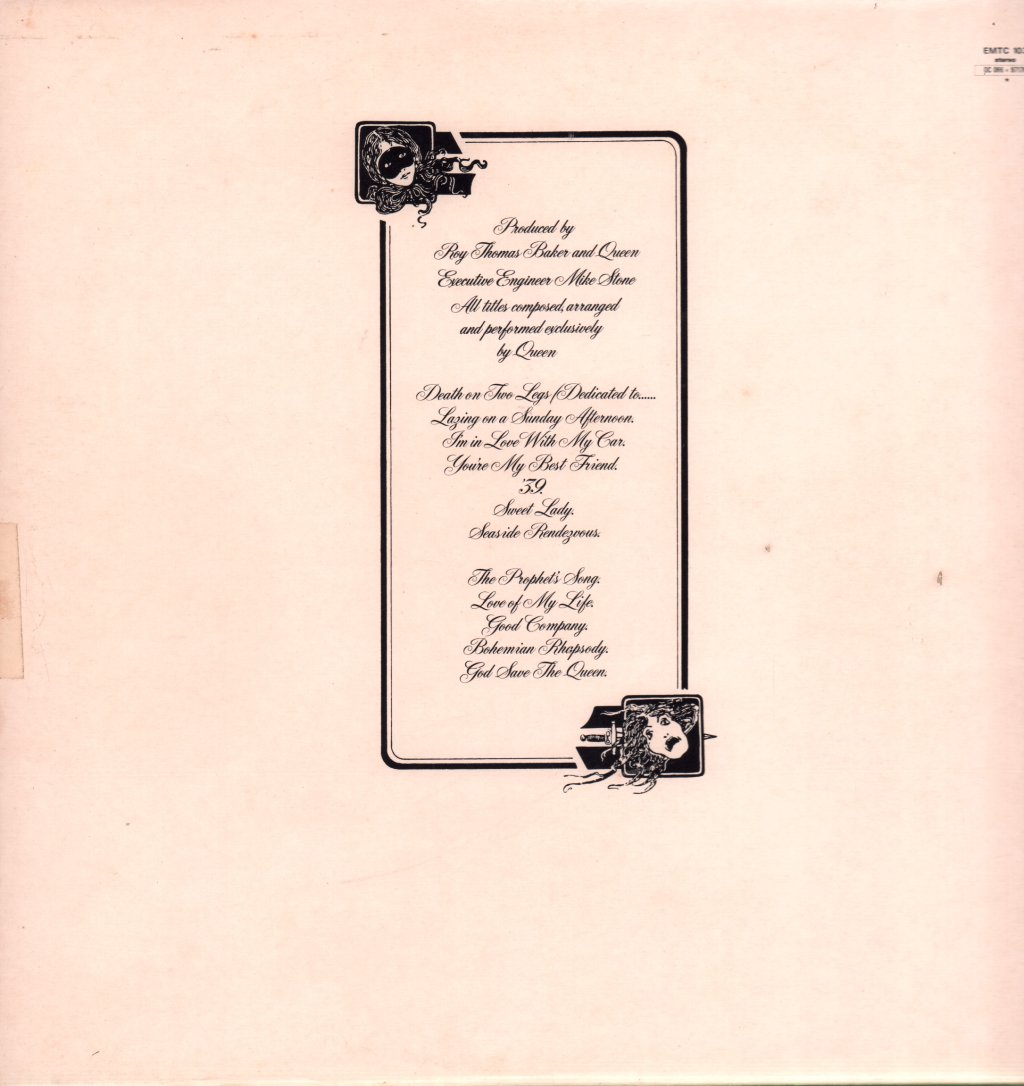 Queen - A Night At The Opera - Lp