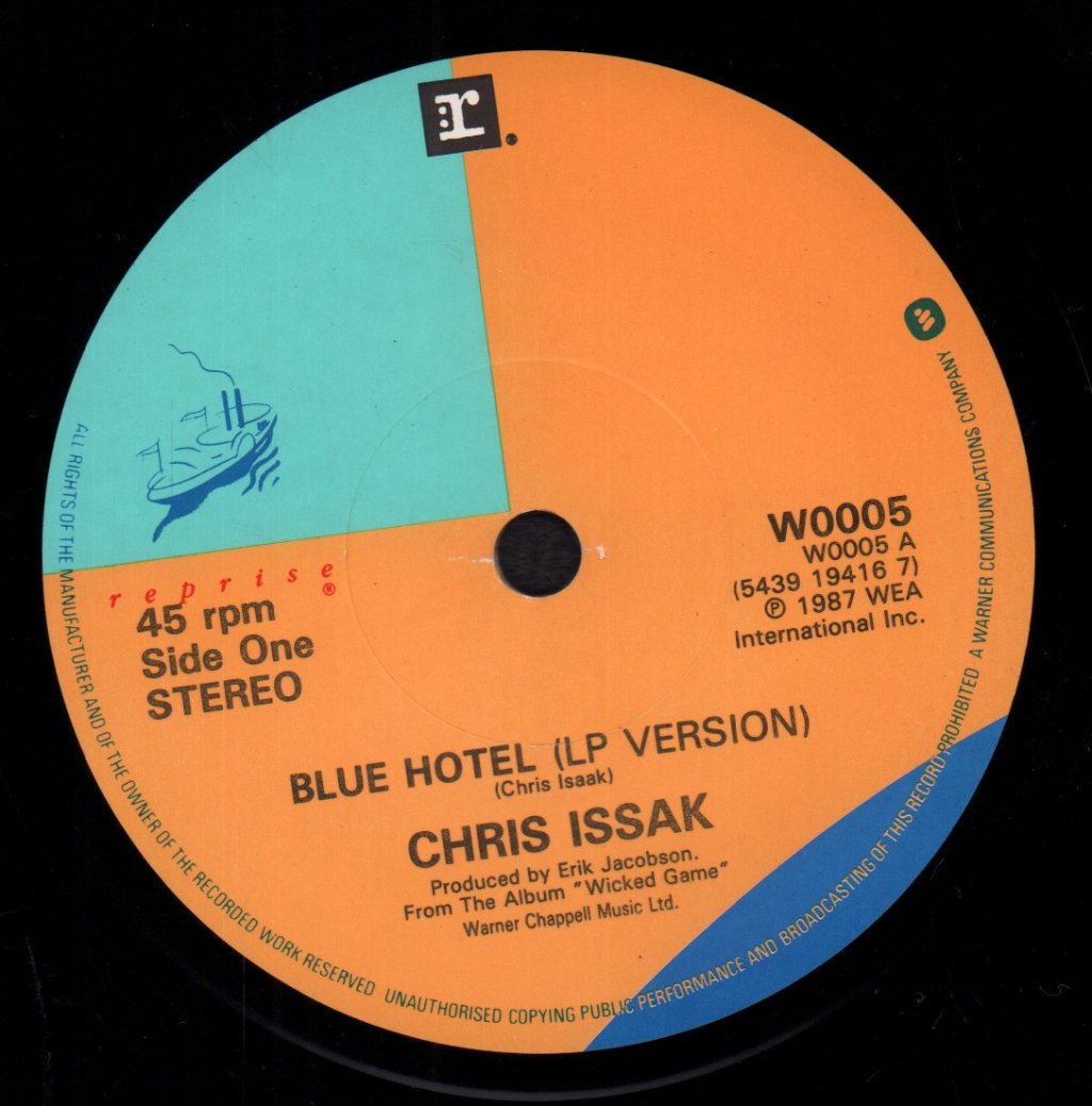 Chris Isaak - Blue Hotel - 7 Inch