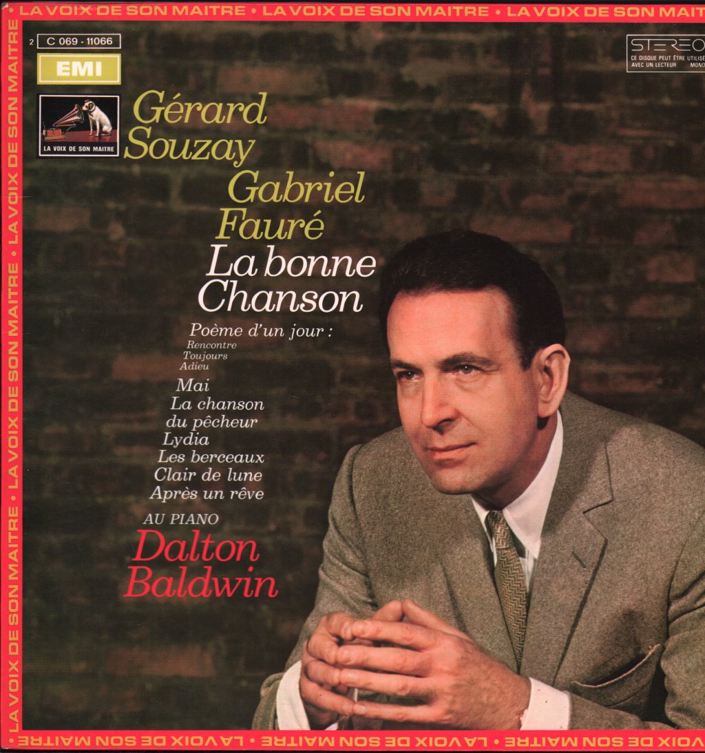Gerard Souzay / Dalton Baldwin - La Bonne Chanson ... - Lp