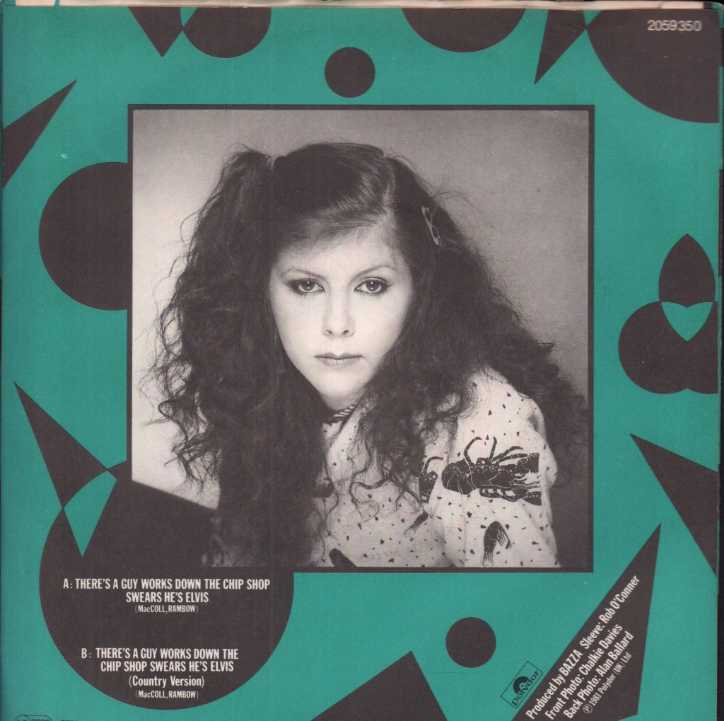 Kirsty MacColl - There's A Guy Works Down The Chip Shop - 7 Inch