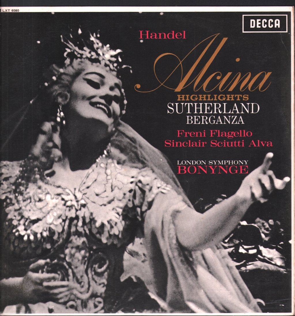 Joan Sutherland / Teresa Berganza / Richard Bonynge / London Symphony Orchestra - Handel - Alcina Highlights - Lp