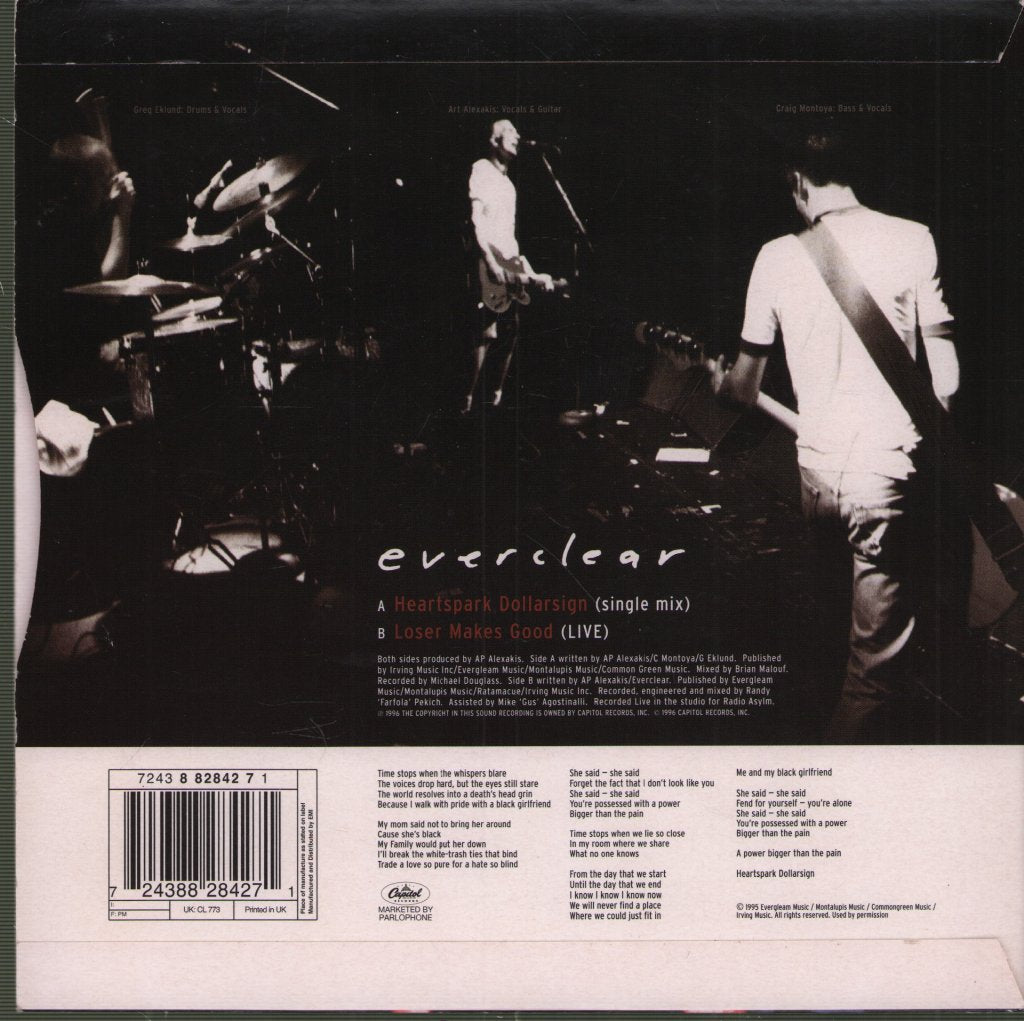 Everclear - Heartspark Dollarsign - 7 Inch