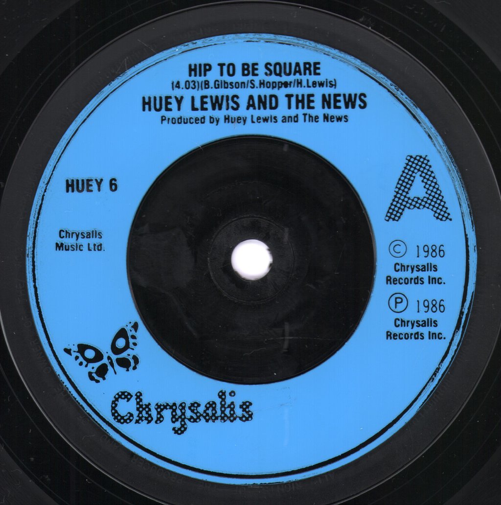 Huey Lewis And The News - Hip To Be Square - 7 Inch