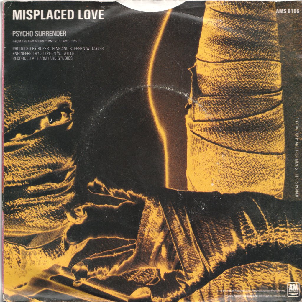 Rupert Hine - Misplaced Love - 7 Inch