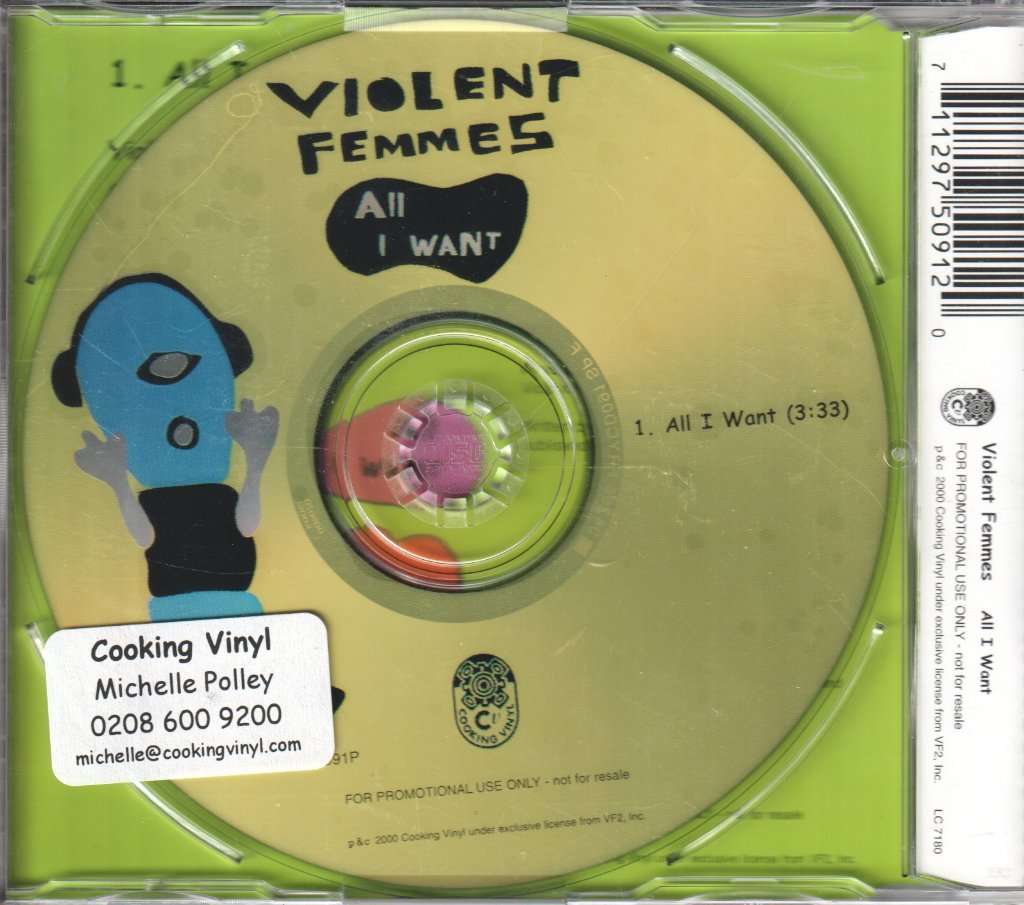 Violent Femmes - All I Want - Cd
