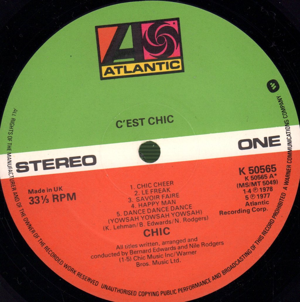 Chic - C'est Chic - Lp