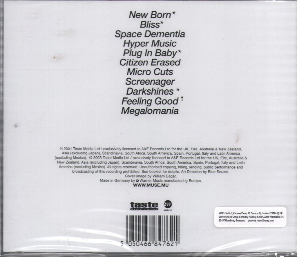 Muse - Origin Of Symmetry - Cd