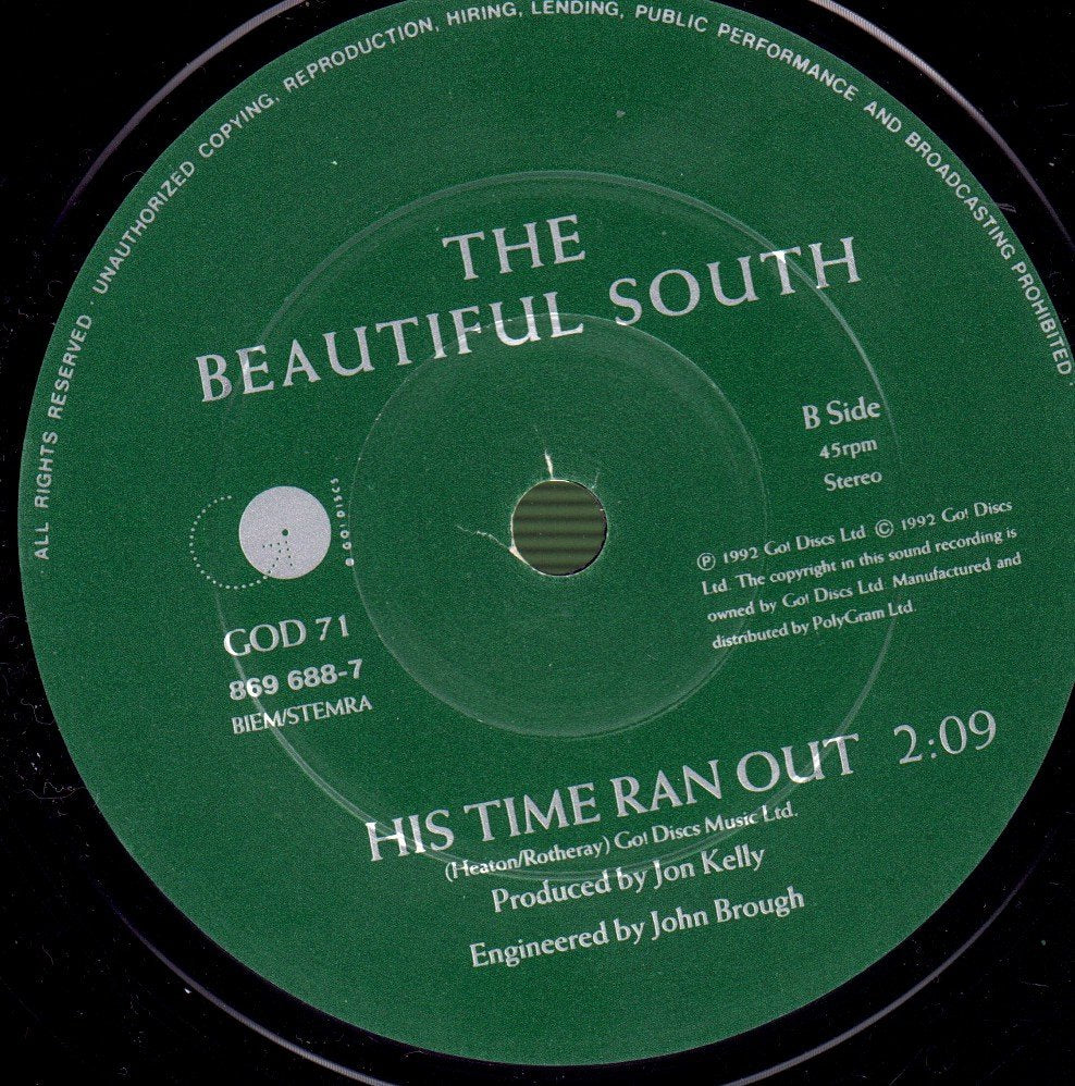 Beautiful South - We Are Each Other - 7 Inch