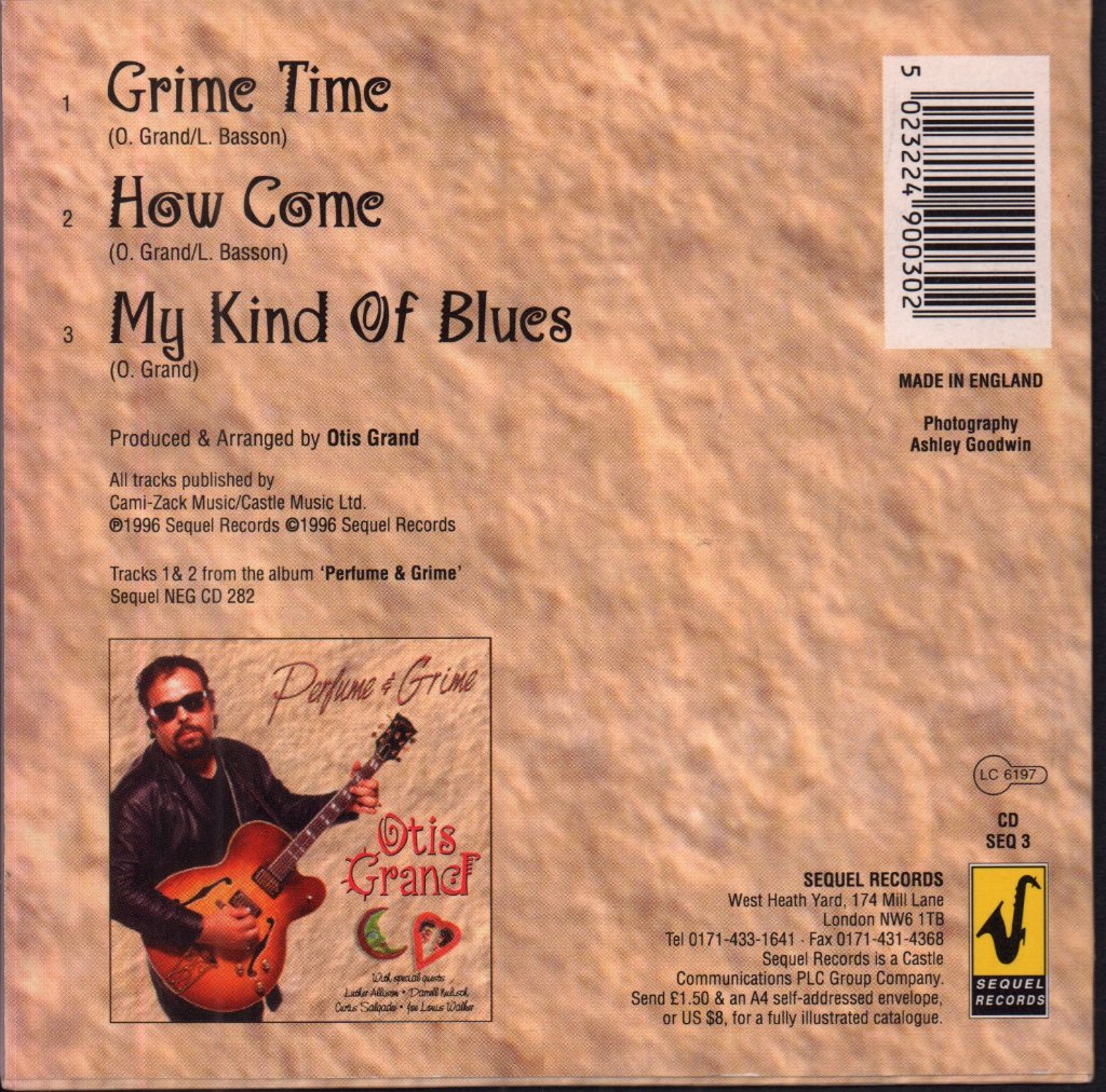 Otis Grand - grime time - Cd