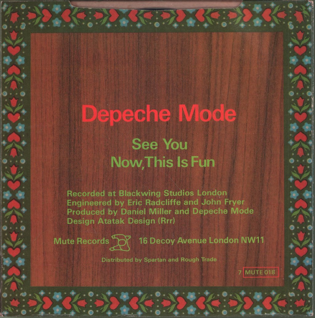 Depeche Mode - See You - 7 Inch