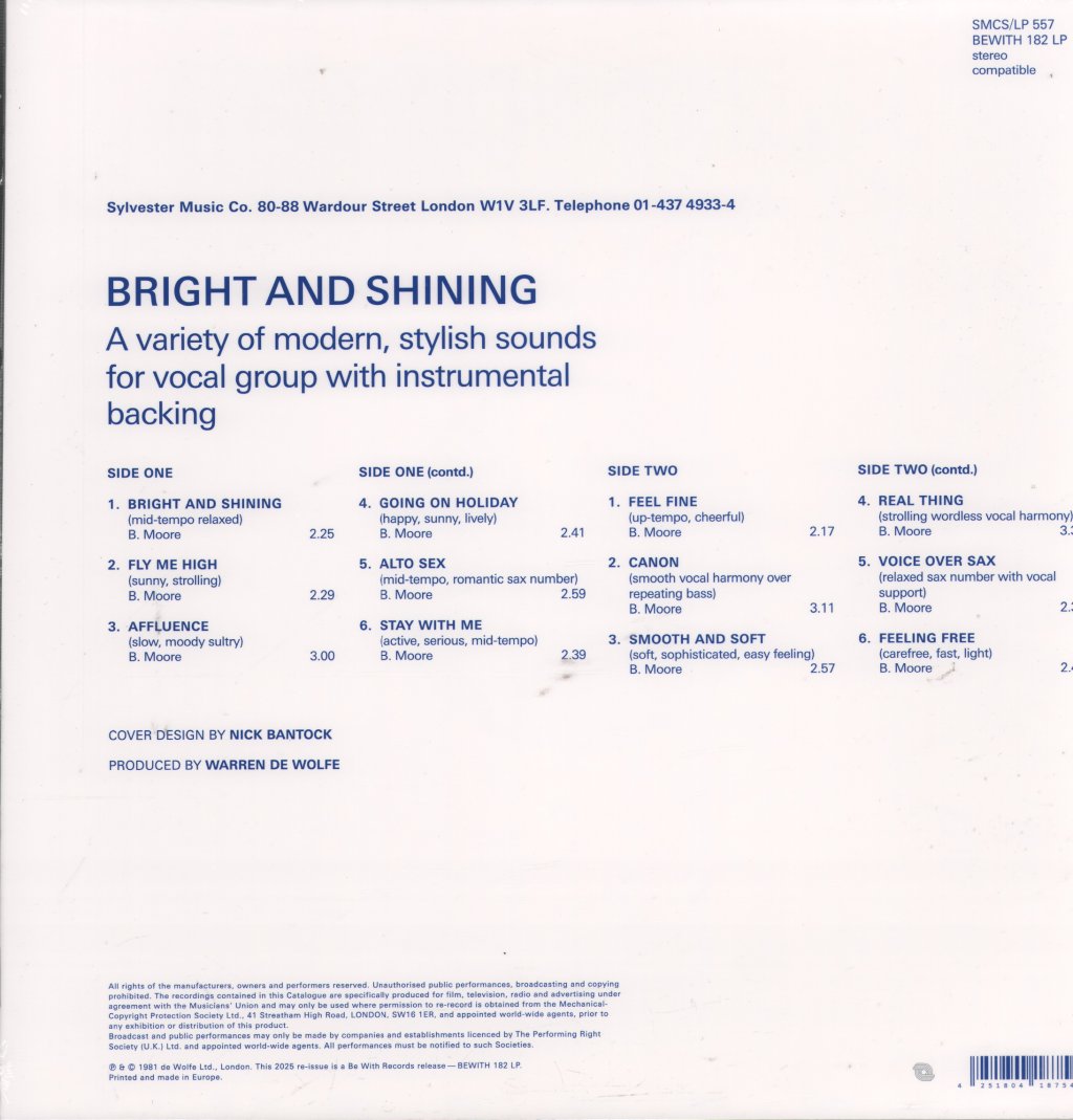 Barbara Moore - Bright & Shining - Lp