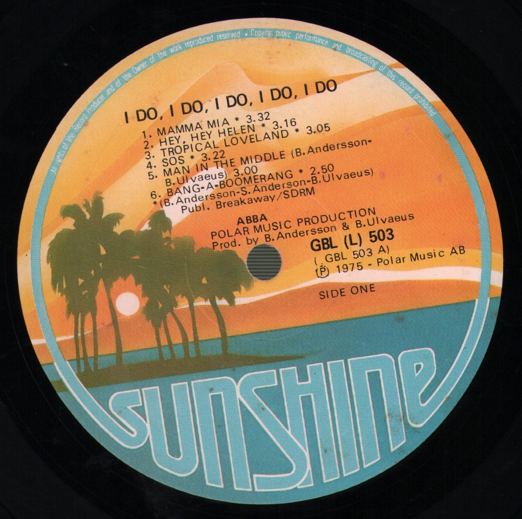 ABBA - I Do, I Do, I Do, I Do, I Do - Lp