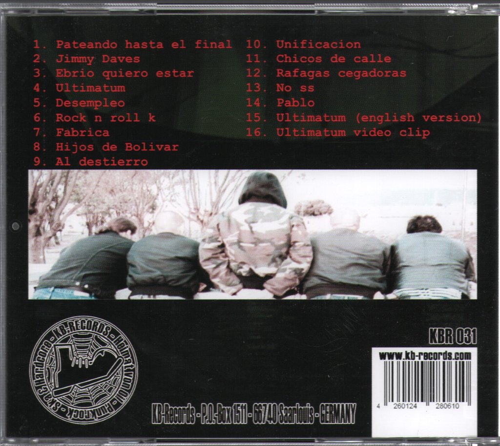 Ultimatum - Pateando Hasta El Final - Cd