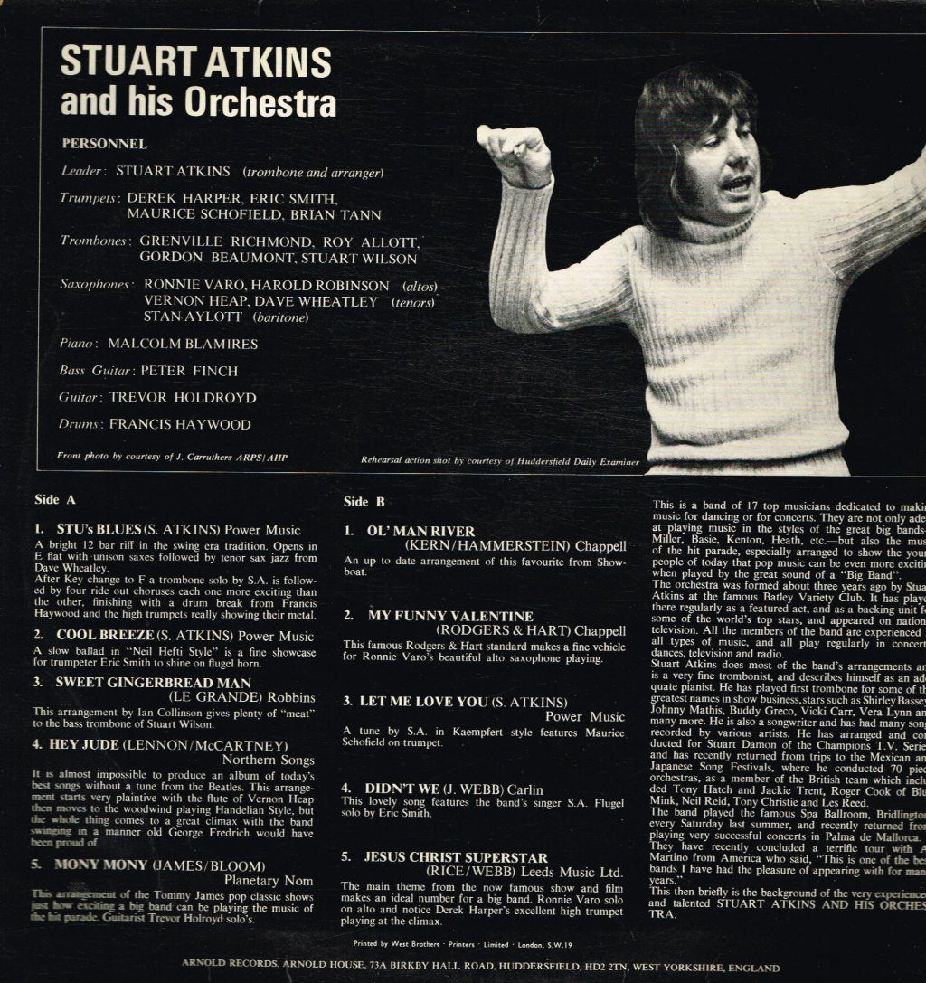Stuart Atkins And His Orchestra - Big Band Now! - Lp